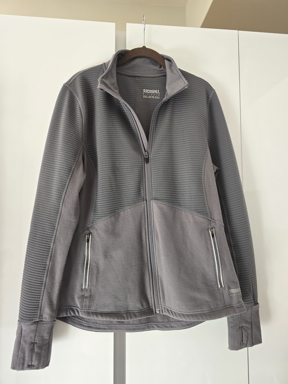 Women's Gray Full-Zip Utility Jacket by Prana